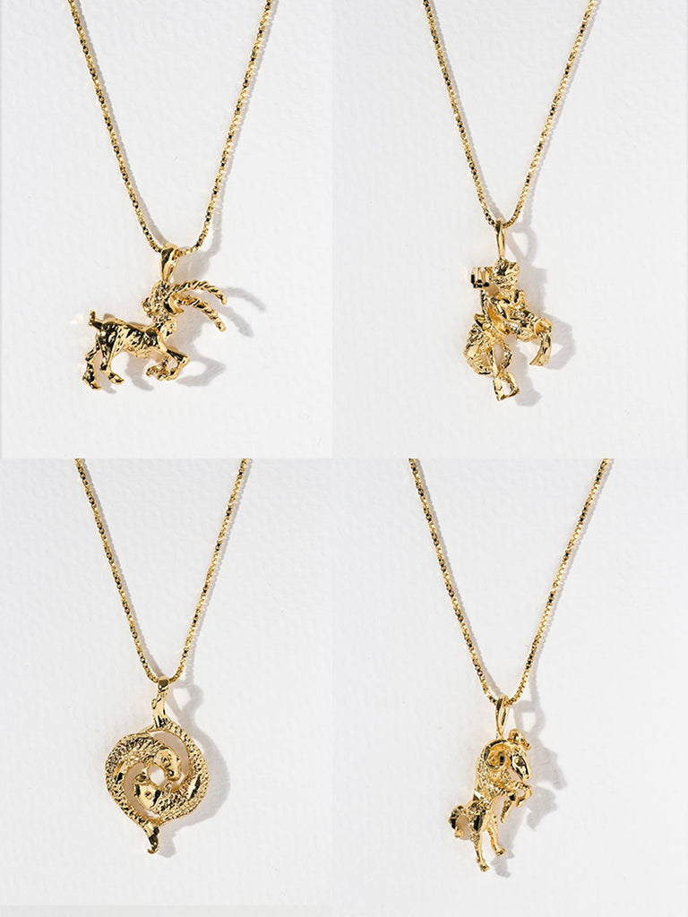 THE ZODIAC SIGN NECKLACES CAPRICORN - ARIES